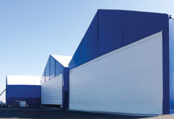 CHIUSURA IN TELO DI GRANDI DIMENSIONI MEGA-DOOR