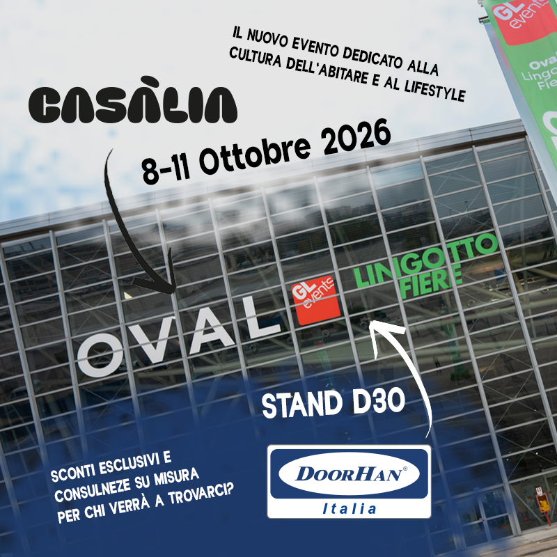 OVAL LINGOTTO FIERE - CASALIA 2026 - DOORHAN ITALIA